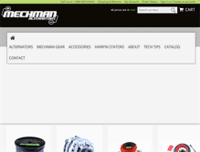 Tablet Screenshot of mechman.com